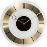 Zegar ścienny Retro Nextime 31 cm, złoty / czarny (2790 GO)