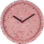 Zegar ścienny Tom terazzo różowy