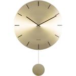 Zegar wahadłowy w kolorze złota Karlsson Impressive, ø 20 cm