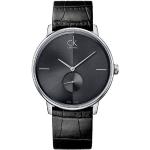 Przecenione Czarne Zegarki na rękę męskie z chronografem marki Calvin Klein 