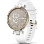 Białe Smartwatche damskie z systemem Garmin OS eleganckie marki Garmin Lily 