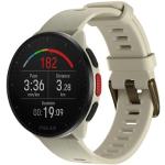 Białe Smartwatche z GPS do biegania sportowe z akcelerometrem marki Polar 