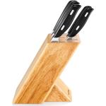Brązowe Zestawy noży kuchennych - 5 sztuk ze stali nierdzewnej marki Tescoma 