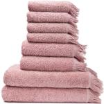 Przecenione Różowe Komplety ręczników bawełniane w rozmiarze 50x90 cm 
