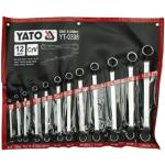 Srebrne Klucze oczkowe marki Yato 