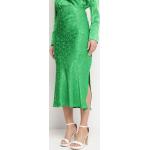Przecenione Zielone Spódnice midi damskie eleganckie w rozmiarze L 