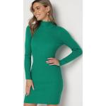 Przecenione Zielone Krótkie sukienki damskie mini w rozmiarze M 