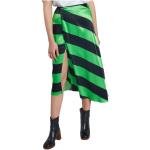 Zielone Spódnice midi damskie eleganckie z wiskozy marki Samsøe & Samsøe w rozmiarze M 