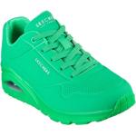Zielone Sneakersy Twarde eleganckie marki Skechers Uno w rozmiarze 40 
