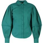 Zielone Bluzki z długim rękawem damskie z długimi rękawami marki Ulla Johnson 