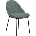 Zielone Krzesła do jadalni tapicerowane marki DAN-FORM Denmark 