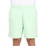 Zielone Krótkie spodnie męskie do prania w pralce w stylu casual na wiosnę marki adidas Performance w rozmiarze L 