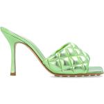 Zielone Sandały z Podszewką dla Kobiet Bottega Veneta