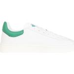 Białe Sneakersy męskie haftowane na wiosnę marki Lacoste w rozmiarze 40 