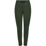 Zielone Spodnie rurki damskie gładkie z wiskozy na jesień marki ONLY w rozmiarze M 