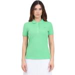 Zielone Koszulki na guziki damskie bawełniane na wiosnę marki Lacoste w rozmiarze XL 