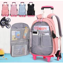 Ziranyu szkolny plecak na kółkach zestaw dla dziewczynek torba na kółkach na kółkach tornister szkolny plecak na kółkach wielofunkcyjny