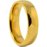 Złote pierścionki męskie marki Trendhim w rozmiarze 6 