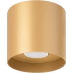 Przecenione Złote Lampy w nowoczesnym stylu aluminiowe - gwint żarówki: GU10 