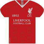 Znak w kształcie koszulki Liverpool FC