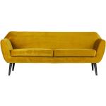 Żółta sofa WOOOD Rocco, 187 cm
