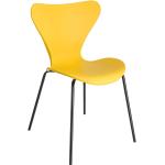 Przecenione Żółte Krzesła stylowe marki ELIOR 