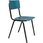 Niebieskie Krzesła stylowe marki Zuiver 